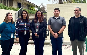 STAR Service winners 2021 Jenny, Alexis, Rochelle, Joaquin and Kurt